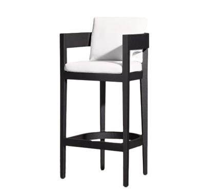 China Modern Outdoor Garden Furniture Aluminum Patio Bar Counter Bar Stool On Sale for sale