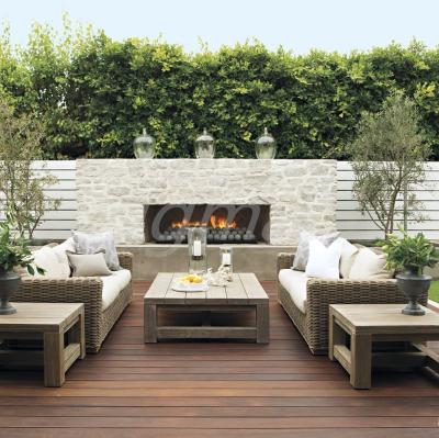 China Modern outdoor wicker design sofa sets garden rattan furniture seats modular garden sectional sofa supplier for sale