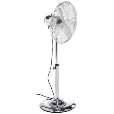 China Hotel 18 Inch Metal Stand Antique Swinging Fan With 4 Aluminum Blades for sale