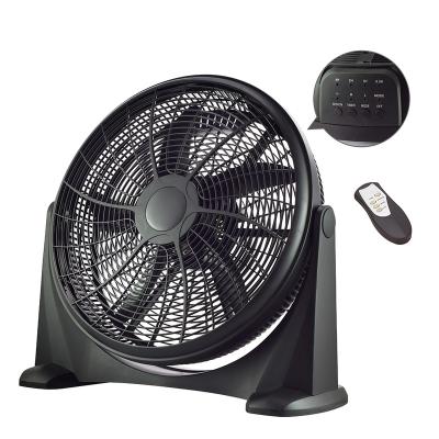 China Hotel Powerful 20 Inch High Speed ​​Floor Box Fan With 130 Watt Power 50cm OEM Air Cooling Plastic Mechanical High Quality Color Box for sale