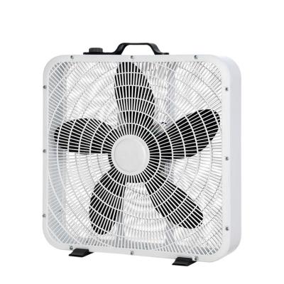 China 20 Inch Square Electric Mechanical Household Fan Box Air Cooling Fan OEM 60 Spare Parts Copper 120 3 Setting 100% Speed ​​Free Motor for sale