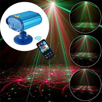 China Indoor Rechargeable DC 5V USB Mini Disco Light Voice Control RG Laser Light For Home Party DJ Light for sale