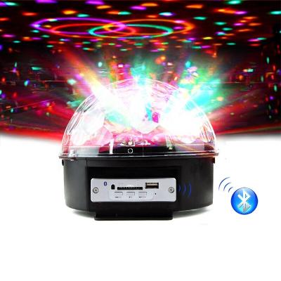 China With Remote Crystal Rotating Ball Stage Light Light MP3 Player IR RGB LED USB MP3 KTV DJ Disco Party Effect for sale