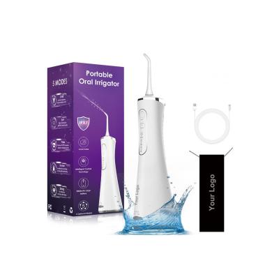 China IPX7 Waterproof Portable Rechargeable Water Flosser USB Professional Wireless Dental Oral Irrigator Water Flosser for sale