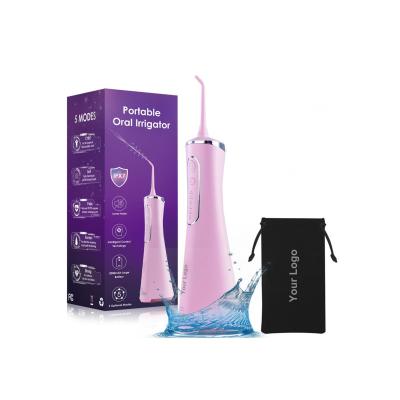 China Retractable Water Flosser IPX7 USB Irrigator Water Flosser Mini Water Flosser Waterproof Portable Wireless Rechargeable Oral Dental Device for sale