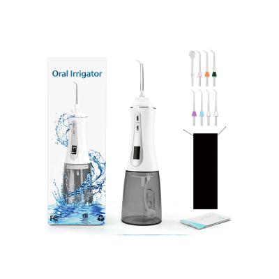 China Mini Cleaner Electric Power Flossers Waterproof Rechargeable Wireless Radio Oral Water Irrigator IPX7 Powerful Teeth Cleanser Flosser for sale