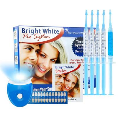 China Outstanding Whitening Effect CE Approved Teeth Whitening Kit Non Peroxide 3 Syringes 2ml 35% Carbamide Peroxide Tooth Whitener Gel Teeth Whitening Led Kit for sale