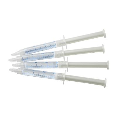 China Outstanding Bleaching Effect Teeth Whitening Gel Syringes Tooth Bleaching Peroxide Professional Dental Peroxide Teeth Whitening Gel for sale