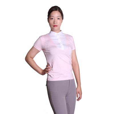 China Competition and Training Fast Dry Equestrian Wear Apparel Breathable Equestrian Riding Shirts for sale