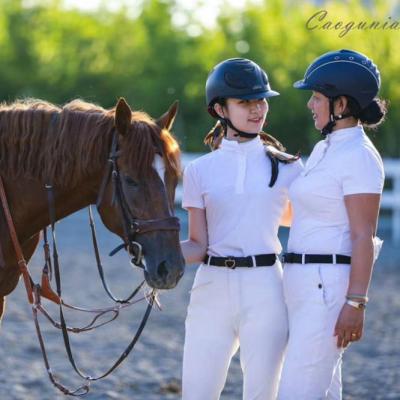 China Short Sleeve 2019 New Women Equestrian Riding Equipment Competition Sunshirts for sale