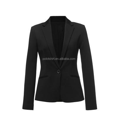 China Anti Shrink One Button Suit Jacket Tailor Made Suits For Women for sale