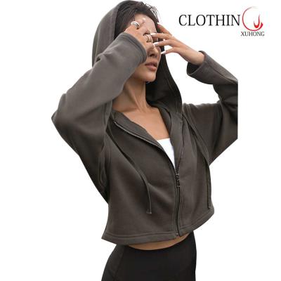 China Autumn Hoodies Breathable Custom Printed Sweatshirts For Women Crop Top Lady Pullover Long Sleeve Hoody for sale