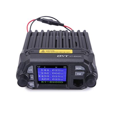 China UHF Car Use Walkie Talkie KT-8900D Mini VHF Mobile Car Radio Dual Band Color Screen for sale