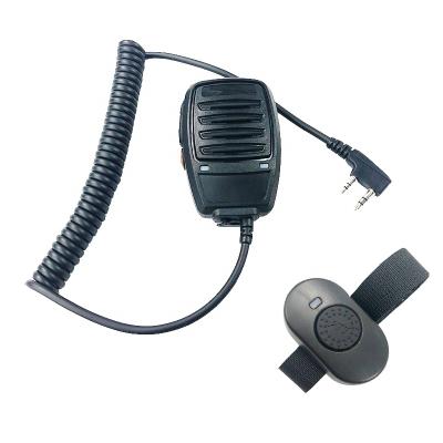 China Microphone Walkie Talkie Shoulder Strap Handheld / Shoulder Microphone with Wireless PTTs Adapter for Driving for sale