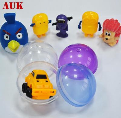 China Game Round Empty Bottle Caps For Kids Toy Candy 50mm Gashapon for sale