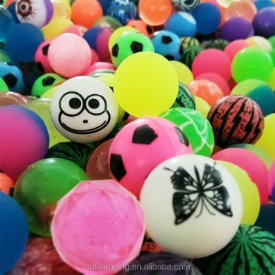 China Soft Toy 28mm/30mm/35mm/45mm Kids Toy Rubber Bouncy Ball For Vending Machine for sale