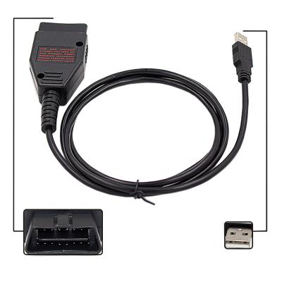 China Easy to use and compatible to most vehicles FT232RQ multifunctional eobd programming tool flasher Galletto 1260 cable compatible with TDi, HDi, JTD, and diesel gasoline cars for sale