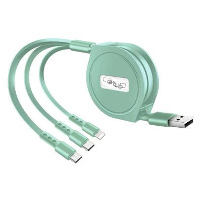 China CBZN CB-STDA01retractable mobile phone charger 3 in 1 usb cable OEM custom items fast micro usb charging cable for sale