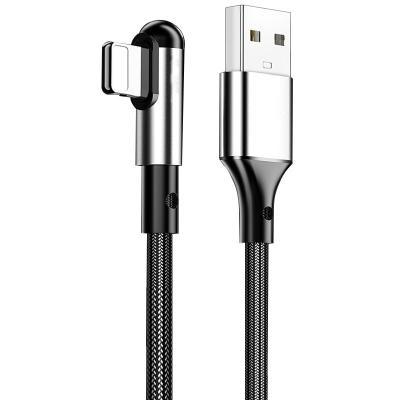 China MP3/MP4 Player CBZN CB-DA05 90 Degree Angle Usb2.0 Data Fast Charging Cable For Iphone Charger Elbow Usb Cable for sale