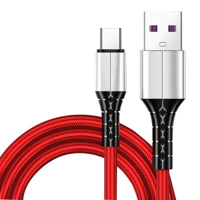 China MP3/MP4 Player CBZN CB-YDA09 Nylon Braided Data Cable 3A USB3.0 TO TYPE C Charging Cable for sale