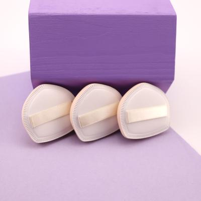 China Multifunctional Custom Latex Loose Cosmetic Powder Puff Set Electric Makeup Puff Brown Triangle Powder Puff for sale