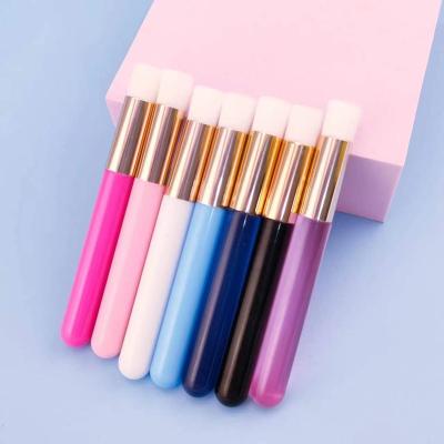 China Custom Logo Wick Cleaner Detergent Brush Cleaner Bath Foam Washing Wick Eyelash Extension Cleaning Brush Logo Shampoo Brush JH23070320 for sale