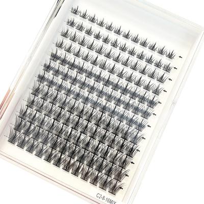 China Cotton Strip 5d Full Strip False Mink Eyelashes Natural Wholesale Fluffy False Eyelashes Winged Black Lashes for sale