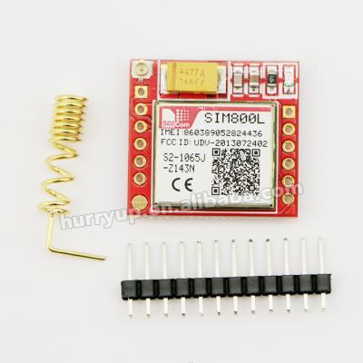 China Good quality microsim board core card 2G/GSM module smallest SIMCOM GPRS GSM antenna SIM800L module for sale