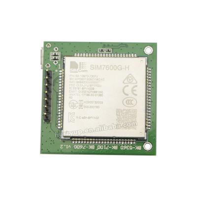 China 4G/LTE GNSS Development Panel 150Mbps/50Mbps Cat.4 SIM7600 G-H Breakout Board GNSS LTE 4G Development Core Board for sale