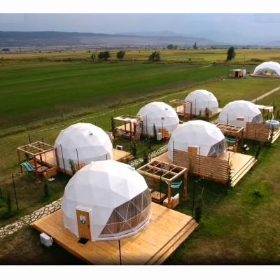 China Tube Type Tent Stake Gorgeous Spherical Horizontal Dome House Tent for sale