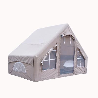 China Diagonal Bracing Type Inflatable tents for outdoor camping self driving tour portable free single and double sleeping tent cotton automatic for sale