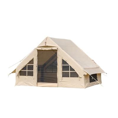 China Diagonal Tying Type Outdoor Luxury Camping Tent Inflatable Camping Tent For 2-4 Persons No Setup And Quick Filling for sale