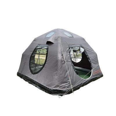 China Diagonal Tying Type Sunproof Trade Show Wholesale Quick Open Outdoor Camping Inflatable Tent for sale