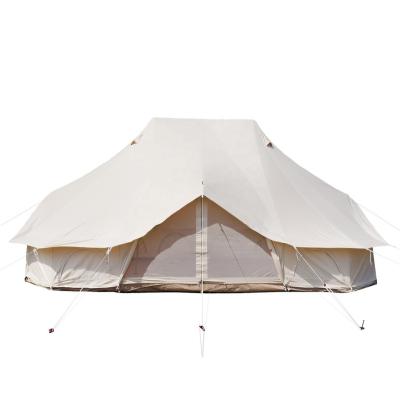 China Factory direct family tourism holiday tent bell camping restaurant tent weekend outdoor tie type vacation and leisure for sale