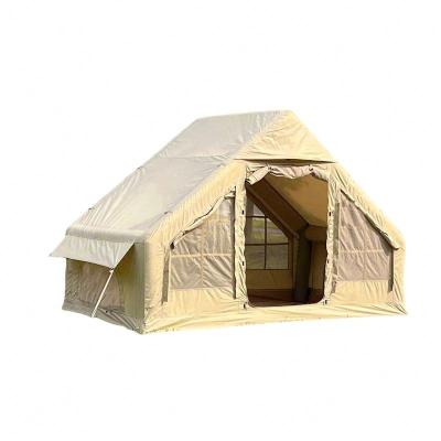 China Diagonal tying type size can be customized high quality Oxford outdoor fabric import party camping inflatable tent for sale