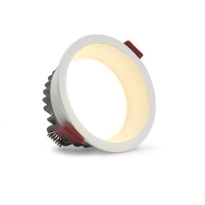 China Home Public Living Room Aluminum Narrow Body LED Edge 7W8.5 Hole Downlight Anti Glare Ceiling Light for sale