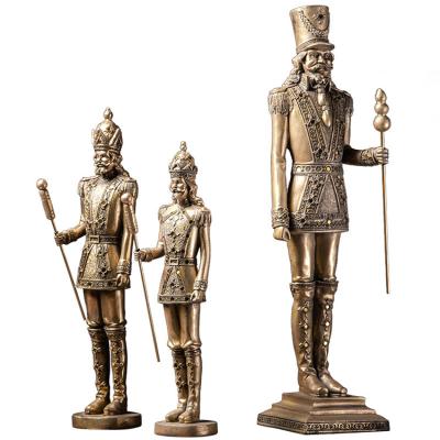 China European Roman King Resin Craft Ornaments Bar Restaurant Parlor Photography Resin Crafts Retro Europe for sale