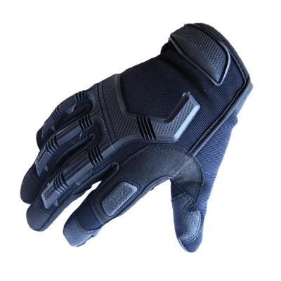 China Comfortable Custom Tactical Gloves Rubber Protection for sale