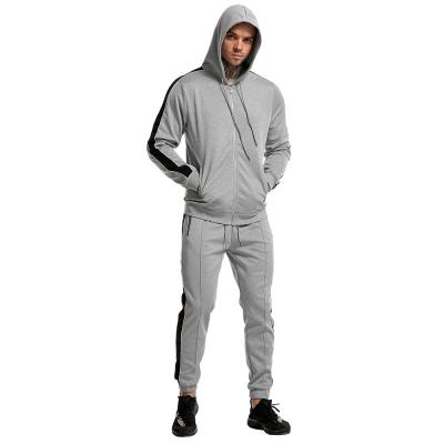 China New 2 Piece Mens Tracksuit Sports Fleece Hoodies And Pant Set QUICK DRY for sale