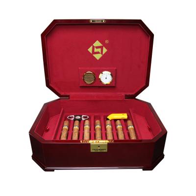 China Cigar Storage Box 14 CT Large Humidor High End Cigar Storage Box for sale