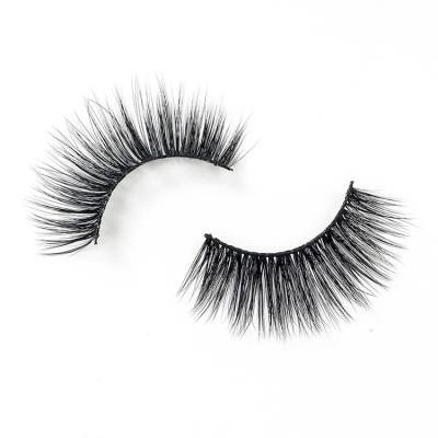 China Natural Soft Ready To Ship Private Label 3D Faux Mink Strip Less False Eyelashes for sale