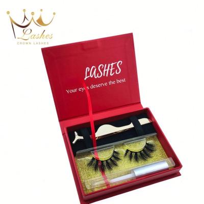 China Natural Soft Label Real Mink Eyelashes Natural Lash Packaging Mink Eyelash Private for sale