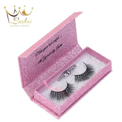 China Natural Soft Factory Supply Lash Packaging Pure Mink Eyelash With Packaging Design for sale