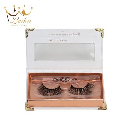 China Natural Soft Create Your Own Design 3D Mink Eyelashes False Eyelash Packaging from Lash Brand Cheapest Price New for sale