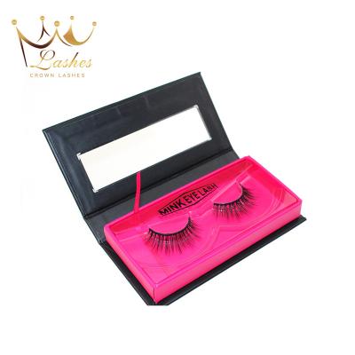 China Quality Natural Soft Stable Lashes Packaging Real 3D Thick Handmade Mink Eyelashes False Eyelash Packaging for sale