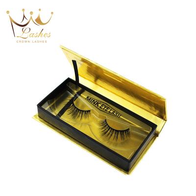 China High Quality Soft Natural Clean Private Label 100% Real Mink Lashes 3D Mink Eyelashes False Eyelash Branded Packaging for sale