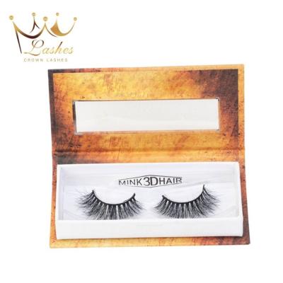 China Good Shape Soft Natural Long Mink Eyelashes False Eyelash Packaging Thick Mink Strip Eyelashes OEM/Odm Private Label for sale