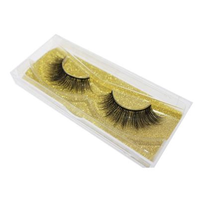 China Wholesale Light Weight Faux Mink Lashes Extension And Custom Logo Bundle With 0.05mm 10 Roots Volume Hot Melt Eyelash for sale