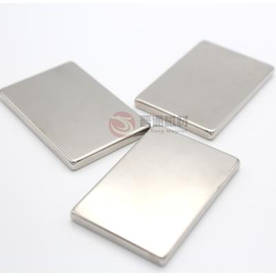 China Industrial Magnet 40x40x20mm Neodymium Block Magnet N52 Super Strong Permanent Magnet Block for sale