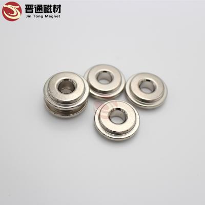 China Industrial Magnet Customized Super Strong Magnet Powerful Neodymium Round Magnet With Hole for sale